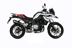 MIVV Full System Delta Race Black Stainless Steel Exhaust For BMW F 750 GS | F 850 GS 2018 - 2022