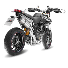 MIVV Slip-on Suono Stainless Steel Exhaust For DUCATI Hypermotard 1100 | HYPERMOTARD 1100 EVO 2007 - 2009