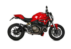 MIVV Slip-On MK3 Black Stainless Steel Exhaust For DUCATI MONSTER 821 | Monster 1200 / S 2014 - 2017