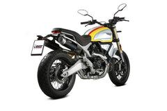 MIVV Full System GP Pro Black Stainless Steel Exhaust For DUCATI Scrambler 1100 2018 - 2020