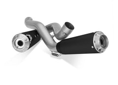 MIVV Slip-On X-M1 Black Stainless Steel Exhaust For DUCATI Streetfighter V4 2020 - 2022