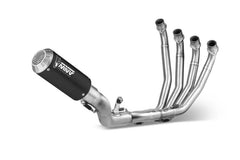 MIVV MK3 Black Stainless Steel Full System Exhaust For HONDA CB 650 R | CBR 650 R 2019 - 2022