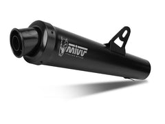 MIVV Slip-On X-Cone Black Stainless Steel Exhaust For KAWASAKI ER-6n / f 2005 - 2011