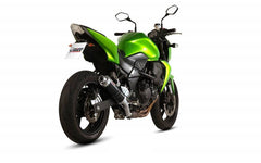 MIVV Slip-On Gp Black Stainless Steel Exhaust For KAWASAKI Z750 2007 - 2014