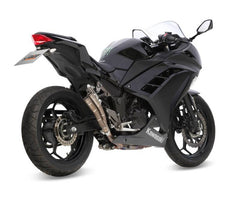 MIVV Slip-On Double Gun Titanium Exhaust For KAWASAKI NINJA 300 | Z300 2013 - 2016