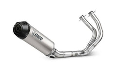 MIVV Oval Titanium With Carbon Cap Full System Exhaust For KAWASAKI NINJA 650 | Z650 2017 - 2022