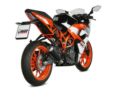 MIVV Slip-On X-M1 Black Stainless Steel Exhaust For KTM 125 DUKE | RC 125 | 390 DUKE | RC 390 2017 - 2020