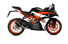 MIVV Slip-On GP Pro Black Stainless Steel Exhaust For KTM 125 DUKE | RC 125 | 390 DUKE | RC 390 2017 - 2020