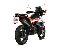 MIVV Slip-On Oval Carbon With Carbon Cap Exhaust For KTM 790 ADVENTURE / R | 890 ADVENTURE / R 2019 - 2022