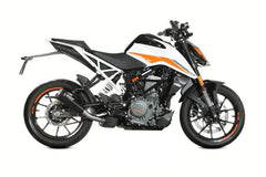 MIVV Slip-on X-M1 Black Stainless Steel Exhaust For KTM 125 DUKE | 390 DUKE 2021 - 2022