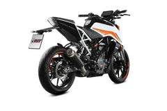 MIVV Slip-On GP Pro Black Stainless Steel Exhaust For KTM 125 DUKE | 390 DUKE 2021 - 2022