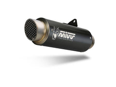 MIVV Slip-On GP Pro Black Stainless Steel Exhaust For KTM 125 DUKE | 390 DUKE 2021 - 2022