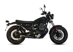MIVV Slip-on Ghibli Black Stainless Steel Exhaust For MOTO GUZZI V7 III 2017 - 2022