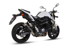 MIVV Slip-on GP Black Stainless Steel Exhaust For SUZUKI GSR 750 2011 - 2016