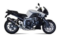 MIVV Slip-On Oval Carbon With Carbon Cap Exhaust For BMW K 1300 R / S 2009 - 2016