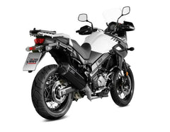 MIVV Speed Edge Black Stainless Steel Full System Exhaust For SUZUKI DL V-STROM 650 / XT 2017 - 2022