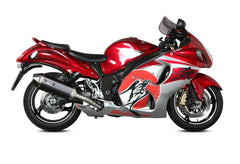 MIVV Slip-on Speed Edge Black Stainless Steel Exhaust For SUZUKI GSX-R 1300 HAYABUSA 2008 - 2017