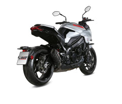 MIVV Slip-on Suono Black Stainless Steel Exhaust For SUZUKI KATANA 2019 - 2022