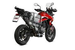 MIVV Slip-on Oval Titanium With Carbon Cap Exhaust For TRIUMPH TIGER 900 / GT / PRO / RALLY 2021 - 2022