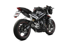 MIVV Slip-On X-M5 Black Stainless Steel Exhaust For TRIUMPH STREET TRIPLE 660 S | STREET TRIPLE 765 R / S / RS