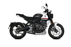 MIVV X-M5 Black Stainless Steel Full System Exhaust For TRIUMPH TRIDENT 660 2021 - 2022