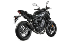 MIVV GP Black Stainless Steel Full System High Exhaust For YAMAHA MT-07 / FZ-07 2014 - 2022