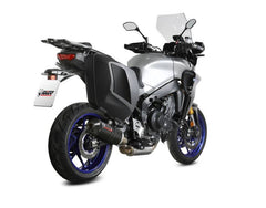 MIVV Oval Carbon With Carbon Cap Full System Exhaust For YAMAHA Tracer 9 / GT 2021 - 2022