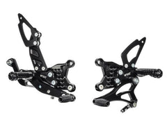 Aluminum rearsets Aprilia RSV4 RF - Tuono V4 (street and race) 17-23