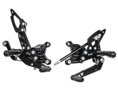 Aluminum rearsets Aprilia RSV4 RF - Tuono V4 (street and race) 17-23