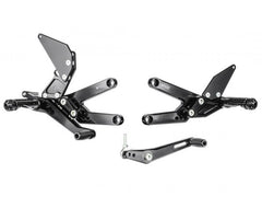 Bonamici Racing Aluminium Rearsets Triumph Daytona 675 without Quickshifter - senza QS 2013 - 2017