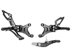Bonamici Racing Aluminium Rearsets Yamaha YZF R1(street) 2007 - 2008