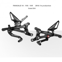Bonamici Racing Aluminium Rearsets Ducati Panigale V4 / V4S / V4R 2018 - 2019