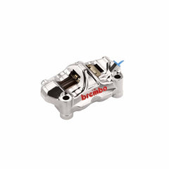 Brembo Caliper, Left, P4 32mm, GP4-rx, Billet 2-Piece, 100mm Radial Mount, Front, Nickel