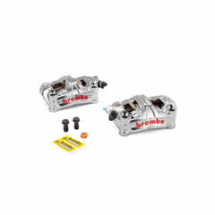 Brembo Caliper Set, P4 30mm, GP4-ms, Billet Monobloc, 108mm Radial Mount, Front, Nickel