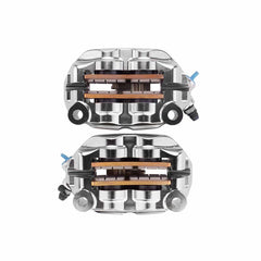 Brembo Caliper Set, P4 30mm, GP4-ms, Billet Monobloc, 108mm Radial Mount, Front, Nickel