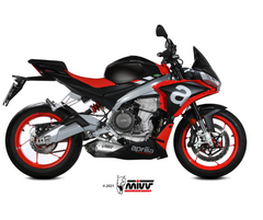 MIVV Full System 2x1 Delta Race Steel original position Standard Exhaust For Aprilia RS 660 20-23 Tuono 660 23