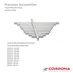 Cordona Aluminum Shift Rod 230MM