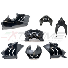 Extreme Components black fiber complete fairings Ducati V4 S/ R/ SP2 2022-2023