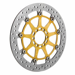 Brembo Disc, 320x4.5mm, 6 Bolt, 9.75mm Offset, Front, Floating, Gold Carrier
