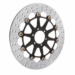 Brembo Disc, 320x4.0mm, 6 Bolt, Spoke Design, Floating, Black Carrier, Ducati