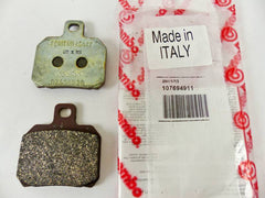 Brembo Brake Pad Set, Ferit ID 450FF Organic, for Rear P34 Caliper, 7.8mm Thick, 3.5mm Backing Plate, Shape S