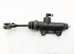 Brembo Master Cylinder, Brake, PS 13C Banjo Outlet on End, 90° Res Inlet on Side, w/o Reservoir, w/ Pushrod (95mm), 40mm Mount, Rear, Black
