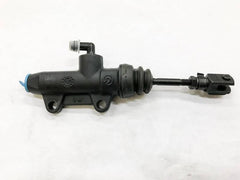 Brembo Master Cylinder, Brake, PS 13C Banjo Outlet on End, 90° Res Inlet on Side, w/o Reservoir, w/ Pushrod (95mm), 40mm Mount, Rear, Black