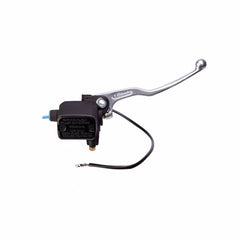 Brembo Master Cylinder, Brake, PS 16x22 w/ Integrated Reservoir w/ Polished Lever .53 w/Mircroswitch, Axial, Front, Black