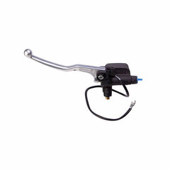 Brembo Master Cylinder, Brake, PS 16x22 w/ Integrated Reservoir w/ Polished Lever .53 w/Mircroswitch, Axial, Front, Black