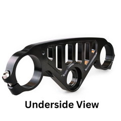 MELOTTI RACING BLACK RACE HIGH TRIPLE CLAMPS YAMAHA R6 2006-2023 GP Version