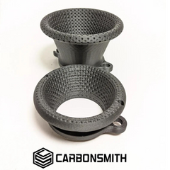Carbon Smith 2020+ APRILIA RS660 DIMPLED VELOCITY STACKS FOR RACE EXHAUST