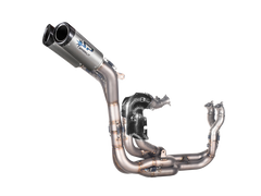 Spark Ducati Panigale V4 S/R Streetfighter "Double Dyno" Titanium Full Exhaust System (WSBK Evolution) (Carbon)