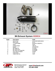M4 Exhaust Street Slayer Slip-On with Carbon Fiber Canister - HO8834