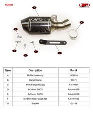 M4 Exhaust Street Slayer Slip-On - 2017-2023 Honda CBR1000RR